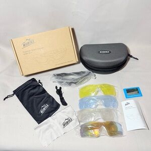 HiHill Interchangeable Polarized Outdoor Sports Glasses w/ 5 Lenses GL-S1